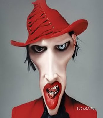 Компьютерные карикатуры на знаменитостей