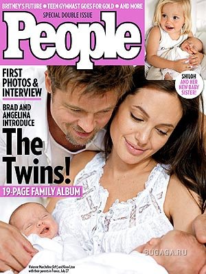 Семейный альбом Джоли-Пит в журнале People