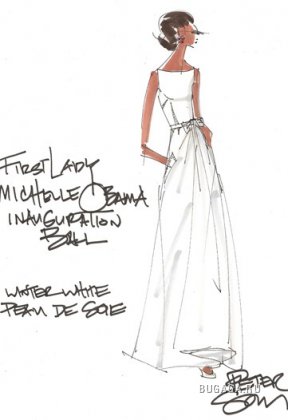 Дизайн платьев для первой леди Мишель Обамы