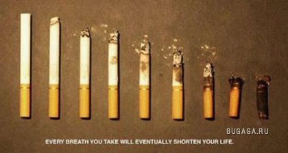ТОП 45 креативных реклам против курения!