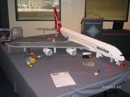 Airbus 380 из кубиков Lego