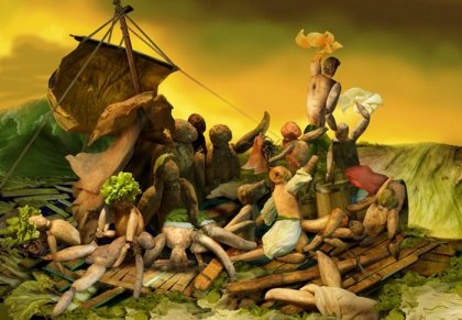 Скульптуры из овощей