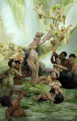 Скульптуры из овощей