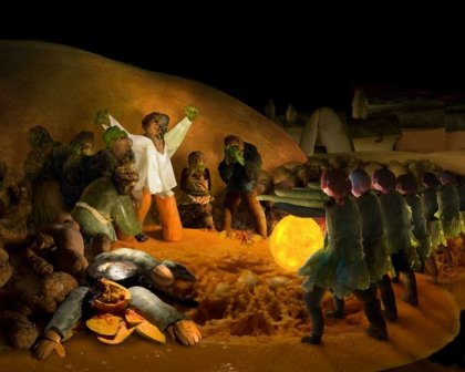 Скульптуры из овощей