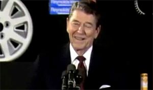 Рональд Рейган рассказывает анекдот про СССР