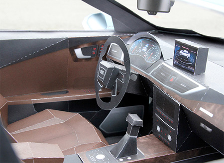 Бумажный дойник Audi A7