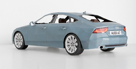 Бумажный дойник Audi A7 Бумажный дойник Audi A7