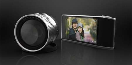 Фотокамера с беспроводным объективом