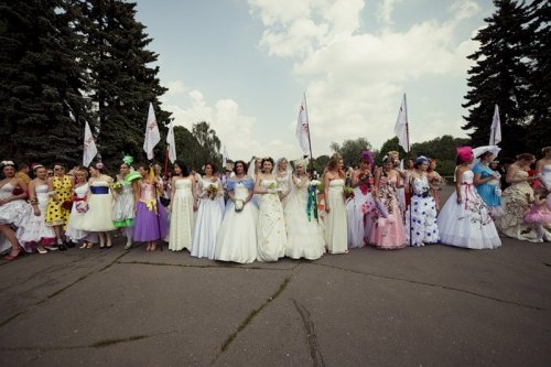 10-й парад невест в Москве