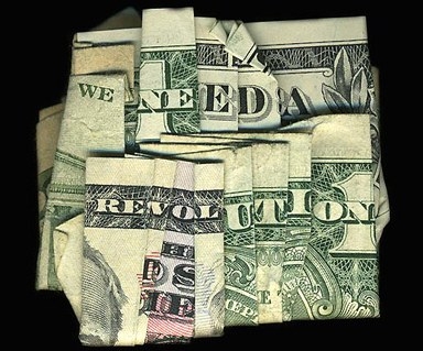 Оригами со смыслом из долларовых купюр