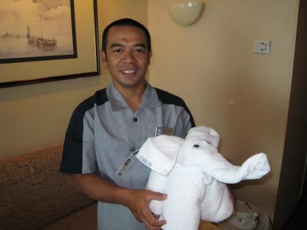 Оригами из полотенец Оригами из полотенец