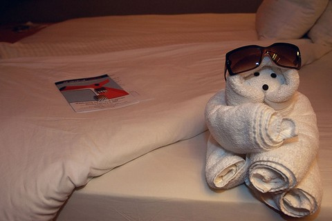 Оригами из полотенец Оригами из полотенец