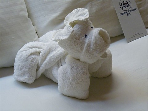 Оригами из полотенец Оригами из полотенец