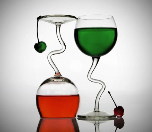 Необычные стаканы и бокалы