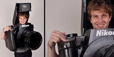 Костюм в виде фотоаппарата