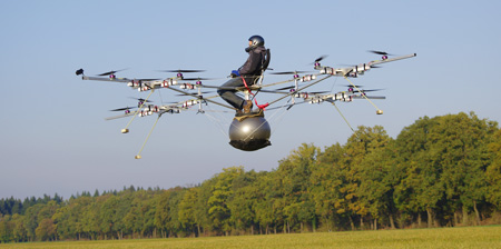 Прототип частного мини-вертолета