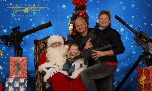 Санта и оружие