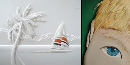 Прикольные бумажные скульптуры