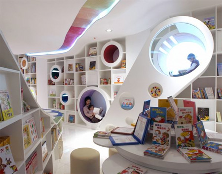 Оригинальный книжный магазин для детей в Китае