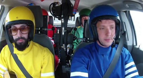 Музыка группы OK Go, сыгранная во время поездки на машине