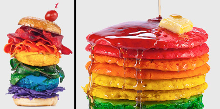 "Радужная еда" Генри Харгривза