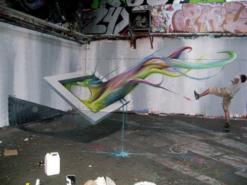 Анаморфное граффити