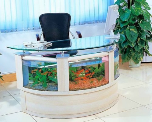 Необычный дизайн аквариумов (29 шт)