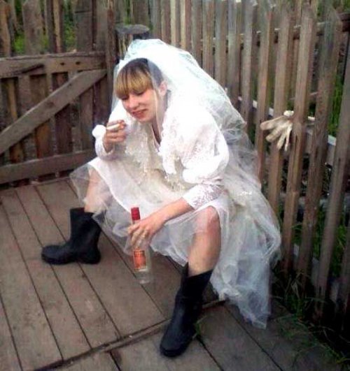 Пьяные невесты (22 фото)
