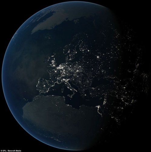 Карта энергопотребления нашей планеты