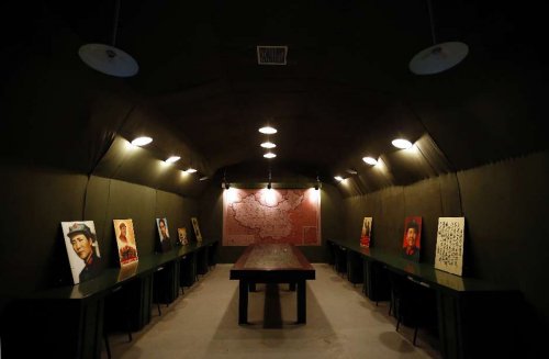 "Военный бар" в партизанской пещере