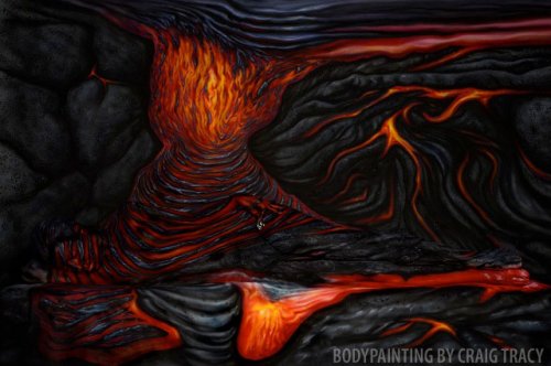 Мастер бодипейнтинга Крейг Трейси