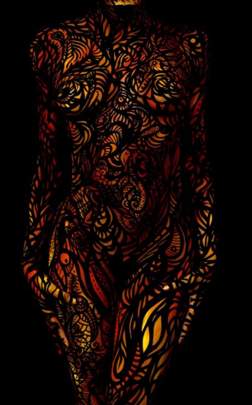 Мастер бодипейнтинга Крейг Трейси