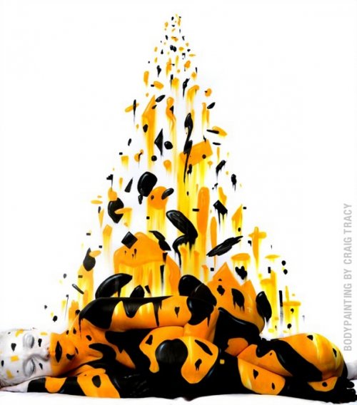 Мастер бодипейнтинга Крейг Трейси