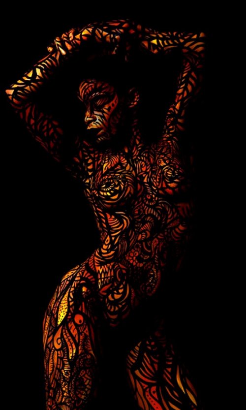 Мастер бодипейнтинга Крейг Трейси