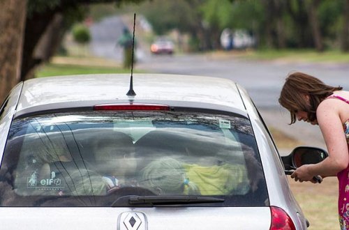 Учительница из ЮАР и ее 19 учеников в одной машине