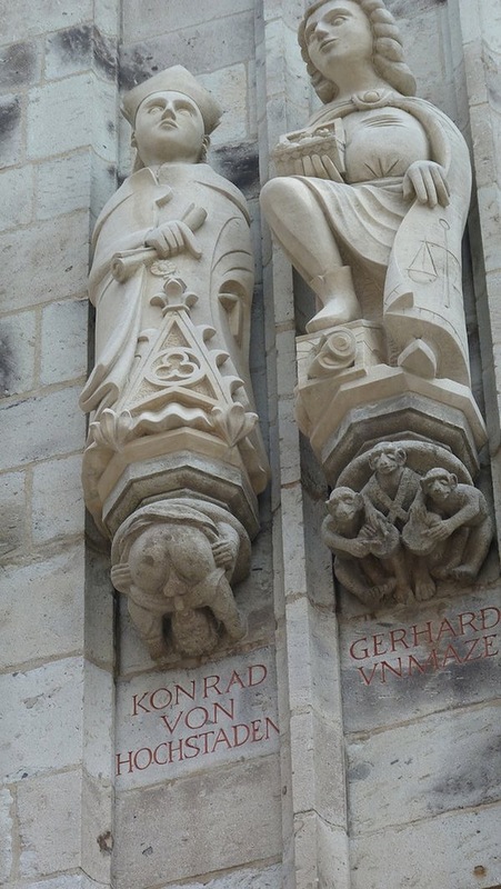 Немецкий юмор в архитектуре Кельна Немецкий юмор в архитектуре Кельна