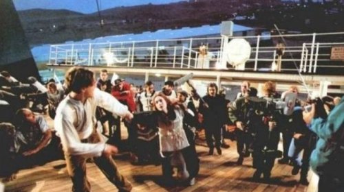 Как снимали "Титаник" (34 фото)
