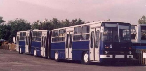 Трехсекционный автобус Икарус 293