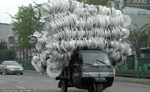 Перевозка грузов в Китае (23 фото)