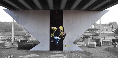 Рисунки бельгийского уличного художника Smates (22 фото)