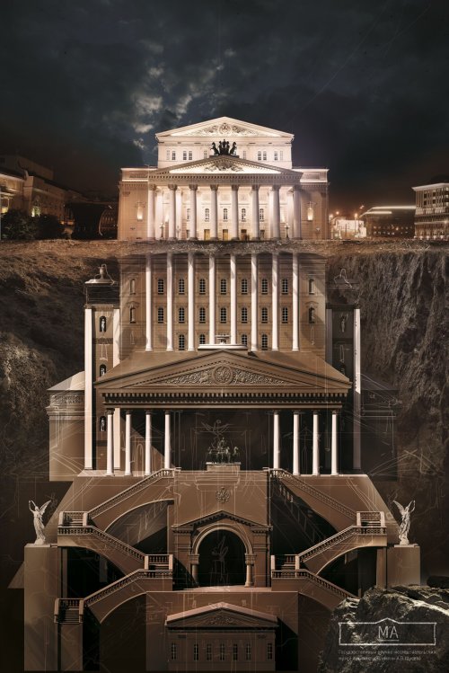 Оригинальная рекламная кампания для Музея архитектуры им. А.В.Щусева (12 фото)