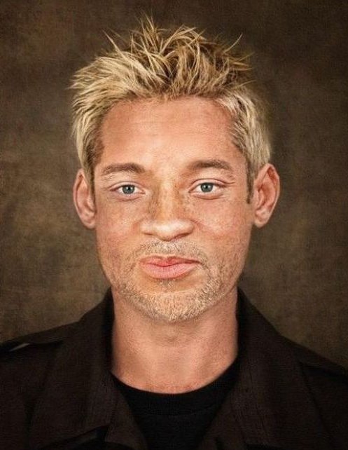 Если бы знаменитости были другой расы (16 фото) Если бы знаменитости были другой расы (16 фото)