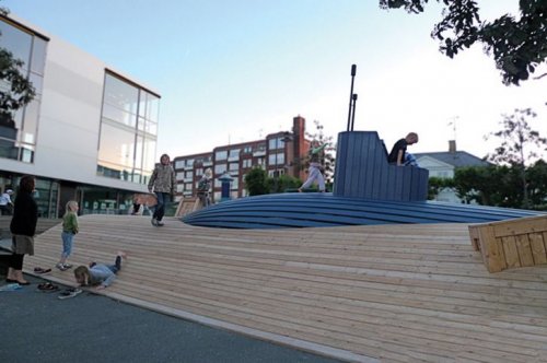 Детские площадки в Дании (25 фото + 1 видео)