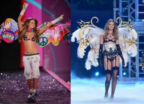 Супермодели в начале и в конце своей карьеры в Victoria's Secret (17 фото)