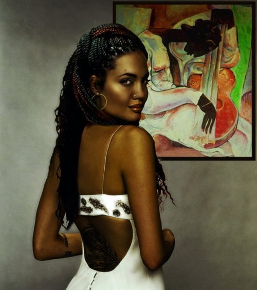 Если бы знаменитости были другой расы (16 фото)