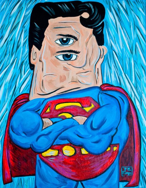 Супергерои, изображённые в стиле Пабло Пикассо (20 фото)