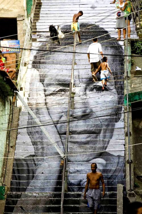 Лестничный стрит-арт (22 фото) Лестничный стрит-арт (22 фото)