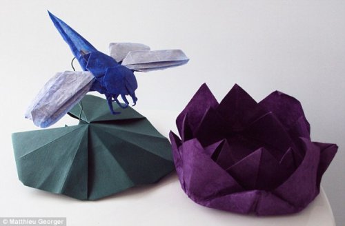Восхитительные работы художника оригами Мэттью Жорже (17 фото)