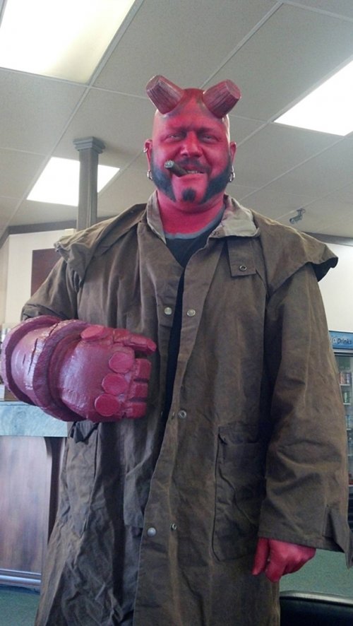 Интересные костюмы на Хэллоуин (24 фото)