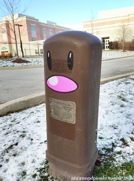 Стрит-арт рисунки, вдохновлённые видеоиграми (23 фото) Стрит-арт рисунки, вдохновлённые видеоиграми (23 фото)